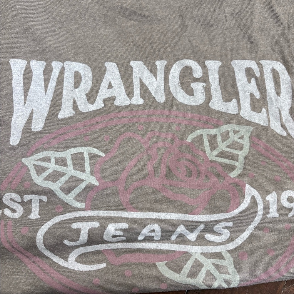 Wrangler Gray Logo T-Shirt